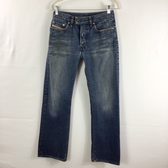 DIESEL Rabox Jeans 28 x 30 Relaxed Straight Leg Button Fly - Picture 2 of 13